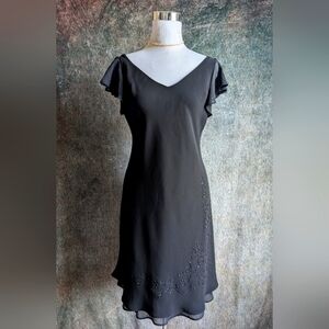 Y2K 2000s Evening LBD Midi Gown